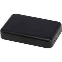 Load image into Gallery viewer, Acrab 10.000 mAh 15W magnetic wireless power bank with 20W PD - made from recycled plastic — Black (detail)