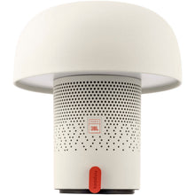 Load image into Gallery viewer, Kooduu Sensa Play portable speaker and lamp — White (front)