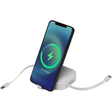 Load image into Gallery viewer, Gloas 5-in-1 recycled retractable data sync and 100W fast charge cable with smartphone tool kit — White (detail 2)