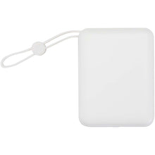 Load image into Gallery viewer, Acrux 10.000 mAh 35W tablet power bank with built in Type-C cable - made from recycled plastic — White (front)