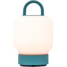 Load image into Gallery viewer, Kooduu Loome portable lamp — Teal (detail)
