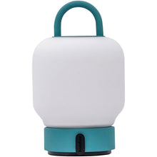 Load image into Gallery viewer, Kooduu Loome portable lamp — Teal (front)