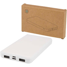 Load image into Gallery viewer, Intan 10.000 mAh 10W recycled plastic power bank — White
