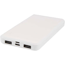 Load image into Gallery viewer, Intan 10.000 mAh 10W recycled plastic power bank — White (detail)
