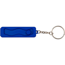 Load image into Gallery viewer, Aggia recycled plastic phone stand with fidget toy — Royal blue (front)