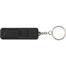 Load image into Gallery viewer, Aggia recycled plastic phone stand with fidget toy — Black (back)