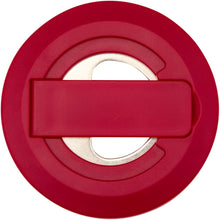 Load image into Gallery viewer, Ain recycled plastic magnetic phone stand with bottle opener  — Red (front)