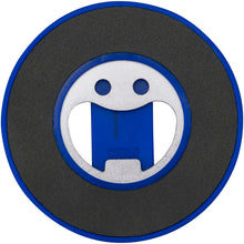 Load image into Gallery viewer, Ain recycled plastic magnetic phone stand with bottle opener  — Royal blue (back)