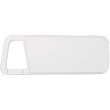Load image into Gallery viewer, Alkes 5000 mAh 12W recycled plastic water resistant power bank with carabiner — White (front)