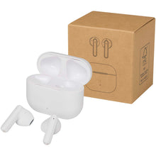 Load image into Gallery viewer, Altais recycled plastic True Wireless Bluetooth earbuds — White