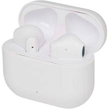 Load image into Gallery viewer, Altais recycled plastic True Wireless Bluetooth earbuds — White (detail 2)