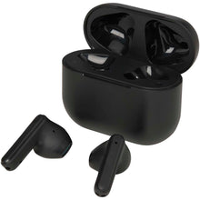 Load image into Gallery viewer, Altais recycled plastic True Wireless Bluetooth earbuds — Black (detail)
