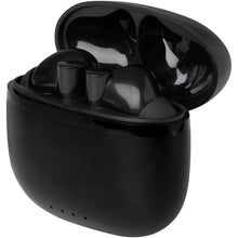 Load image into Gallery viewer, Alterf recycled plastic True Wireless Bluetooth earbuds with silicone eartips — Black (detail 2)