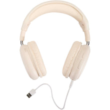 Load image into Gallery viewer, Alzir recycled plastic over-ear wireless Bluetooth headset — White (detail)