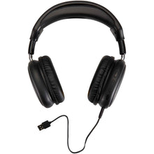 Load image into Gallery viewer, Alzir recycled plastic over-ear wireless Bluetooth headset — Black (detail)