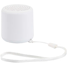 Load image into Gallery viewer, Velkis 3W recycled plastic wireless Bluetooth speaker — White (detail)