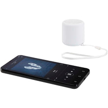 Load image into Gallery viewer, Velkis 3W recycled plastic wireless Bluetooth speaker — White (detail 2)