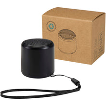 Load image into Gallery viewer, Velkis 3W recycled plastic wireless Bluetooth speaker — Black