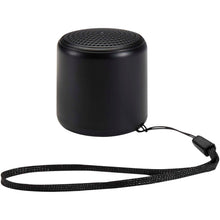 Load image into Gallery viewer, Velkis 3W recycled plastic wireless Bluetooth speaker — Black (detail)