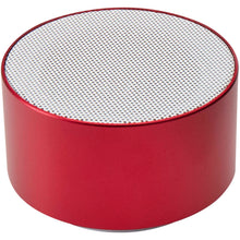 Load image into Gallery viewer, Ankaa 3W recycled aluminium wireless Bluetooth speaker — Red (detail)