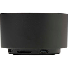 Load image into Gallery viewer, Ankaa 3W recycled aluminium wireless Bluetooth speaker — Black (back)