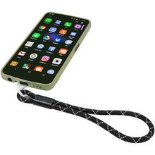 Load image into Gallery viewer, Arich recycled plastic smartphone wristband — Black (detail)