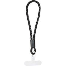 Load image into Gallery viewer, Arich recycled plastic smartphone wristband — Black (front)