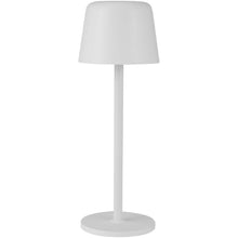 Load image into Gallery viewer, Alya rechargeable dimmable table lamp with 3 light modes — White (front)