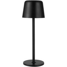 Load image into Gallery viewer, Alya rechargeable dimmable table lamp with 3 light modes — Black (front)
