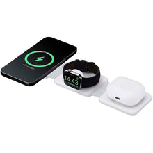 Load image into Gallery viewer, Armus 3-in-1 15W recycled plastic foldable wireless charger — White