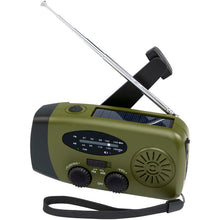Load image into Gallery viewer, Avior RCS recycled plastic emergency radio — Army green