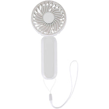 Load image into Gallery viewer, Aervia recycled plastic portable fan — White (front)