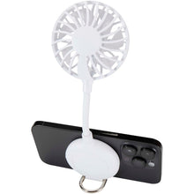 Load image into Gallery viewer, Ventio recycled plastic magnetic portable fan — White