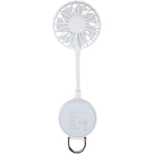 Load image into Gallery viewer, Ventio recycled plastic magnetic portable fan — White (back)