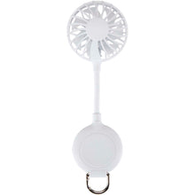 Load image into Gallery viewer, Ventio recycled plastic magnetic portable fan — White (front)
