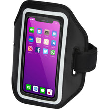Load image into Gallery viewer, Haile reflective smartphone bracelet with transparent cover — Black
