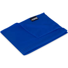 Load image into Gallery viewer, Raquel cooling towel made from recycled PET 80x30 cm — Royal blue (detail)