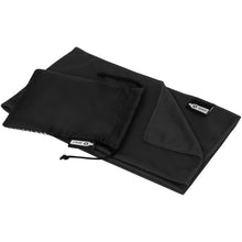 Load image into Gallery viewer, Raquel cooling towel made from recycled PET 80x30 cm — Black