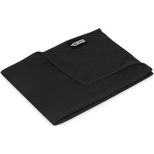 Load image into Gallery viewer, Raquel cooling towel made from recycled PET 80x30 cm — Black (detail)