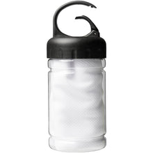 Load image into Gallery viewer, Remy cooling towel in PET container — White (front)