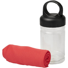 Load image into Gallery viewer, Remy cooling towel in PET container — Red