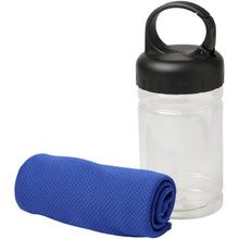 Load image into Gallery viewer, Remy cooling towel in PET container — Royal blue