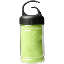 Load image into Gallery viewer, Remy cooling towel in PET container — Lime (front)