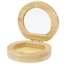 Load image into Gallery viewer, Afrodit bamboo pocket mirror — Natural