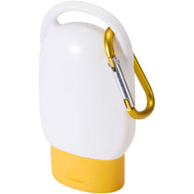 Load image into Gallery viewer, Rosie SPF 30 suncream with carabiner — Yellow