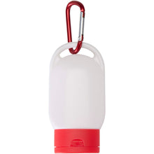 Load image into Gallery viewer, Rosie SPF 30 suncream with carabiner — Red (front)