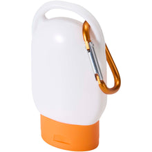Load image into Gallery viewer, Rosie SPF 30 suncream with carabiner — Orange