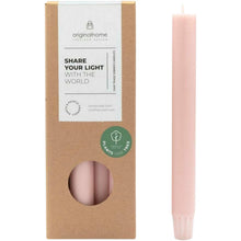 Load image into Gallery viewer, Originalhome dinner candle matcha — Light pink