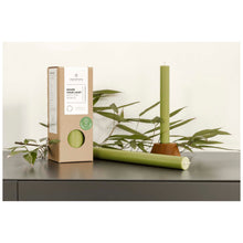 Load image into Gallery viewer, Originalhome dinner candle matcha — lifestyle