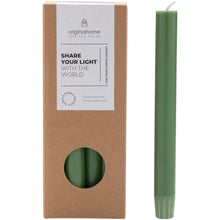Load image into Gallery viewer, Originalhome dinner candle matcha — Heather green